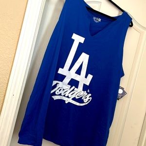Torrid LA Dodgers split neck tank 3x
